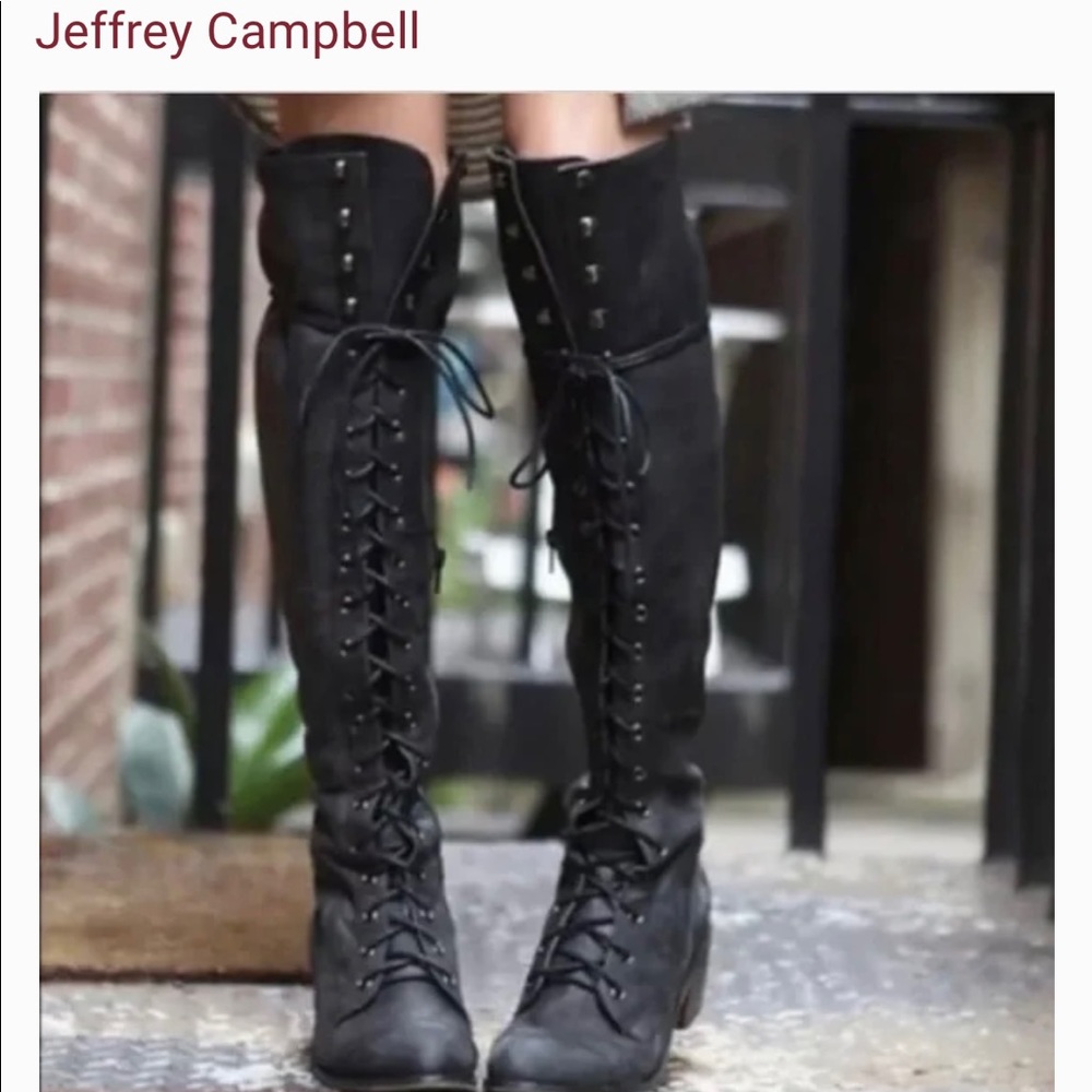 Cutest free people Jeffrey Campbell boots.